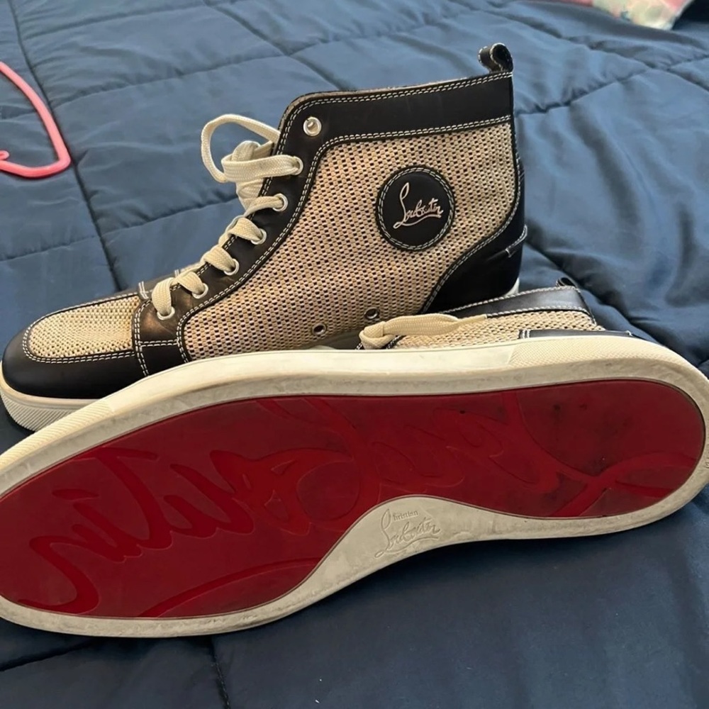 Mens Christian louboutin rantus flat